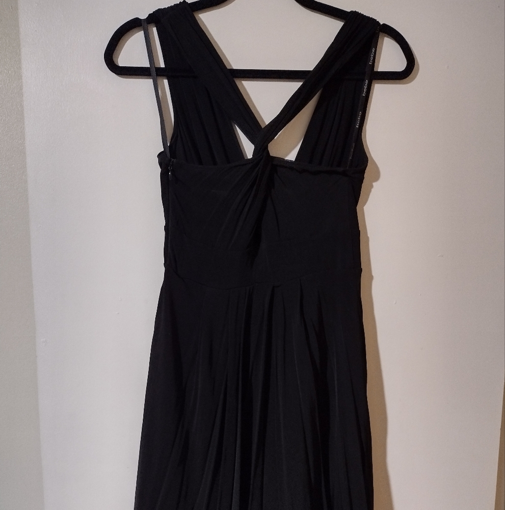 Bebe Sexy Black Dress size Small Swing Style Marilyn Monroe Dress - Picture 12 of 16